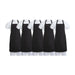Whites Bib Apron Black - Pack of 5  Aprons