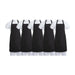 Whites Bib Apron Black - Pack of 5 - SA816 - Simply Hospitality NZ