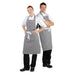 Whites Bib Apron Black & White Check Extra Large  Aprons