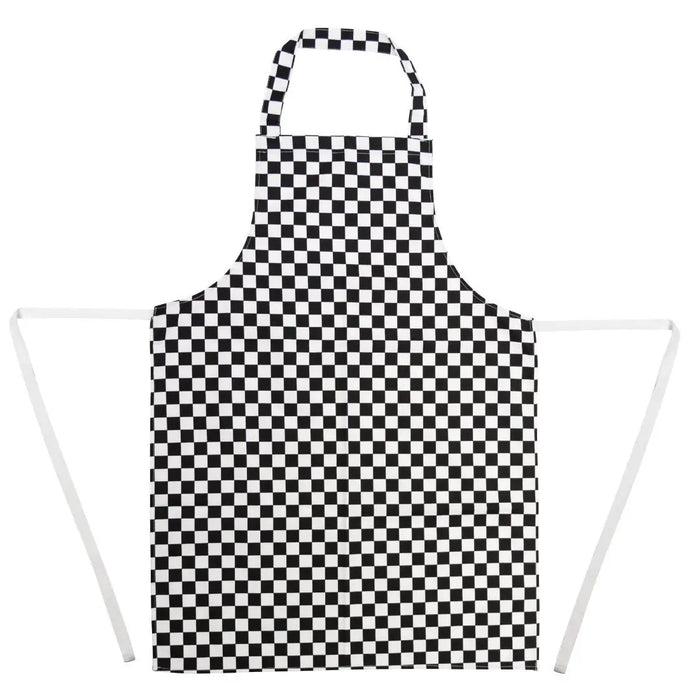 Whites Bib Apron Black & White Check Extra Large  Aprons