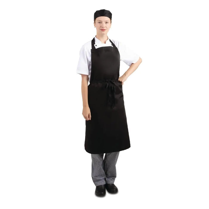 Whites Bib Apron Black  Aprons