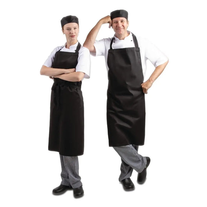 Whites Bib Apron Black  Aprons
