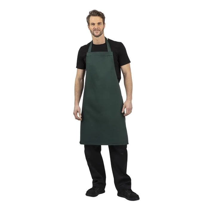 Whites Bib Apron Bottle Green