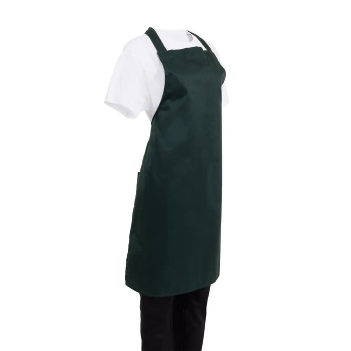 Whites Bib Apron Bottle Green - A540 - Simply Hospitality NZ