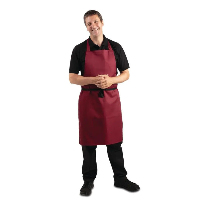 Whites Bib Apron Burgundy  Aprons