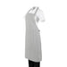 Whites Bib Apron Grey/White Butchers Stripe  Aprons