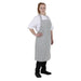 Whites Bib Apron Grey/White Butchers Stripe  Aprons