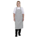Whites Bib Apron Grey/White Butchers Stripe  Aprons