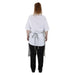 Whites Bib Apron Grey/White Butchers Stripe  Aprons