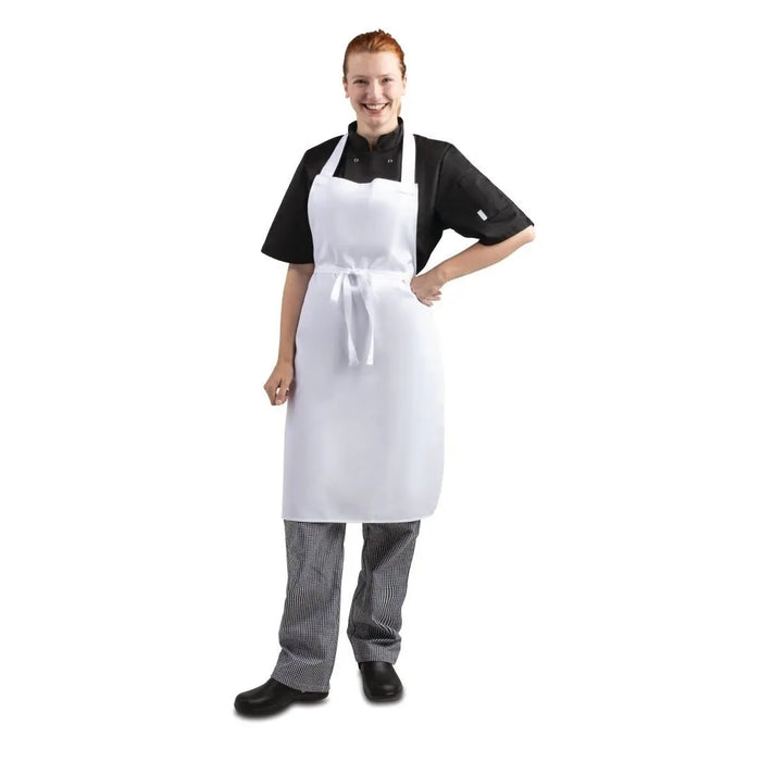 Whites Bib Apron White
