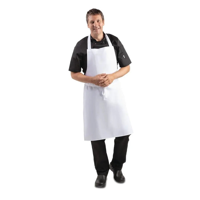 Whites Bib Apron White