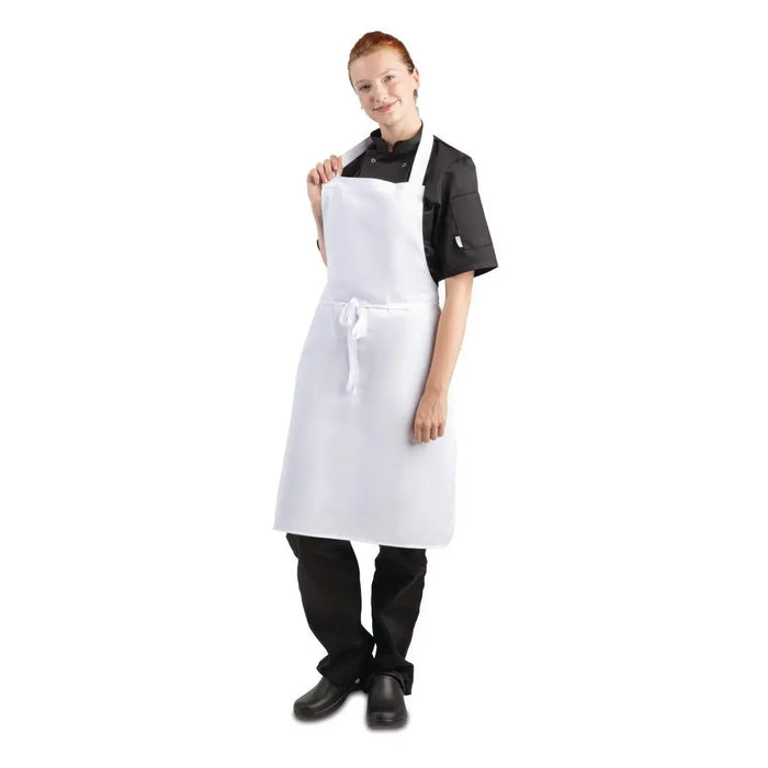 Whites Bib Apron White