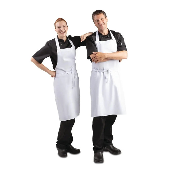 Whites Bib Apron White
