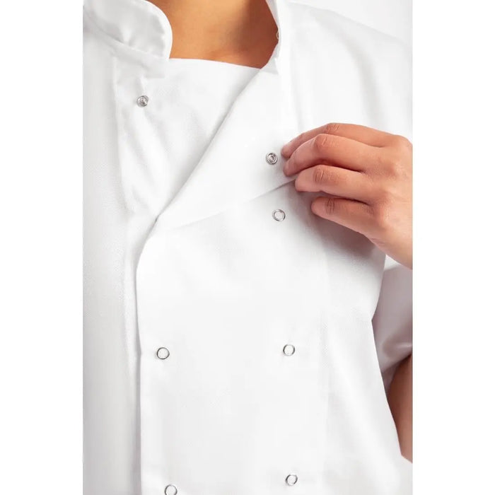 Whites Boston Short Sleeve Unisex Chef Jacket White