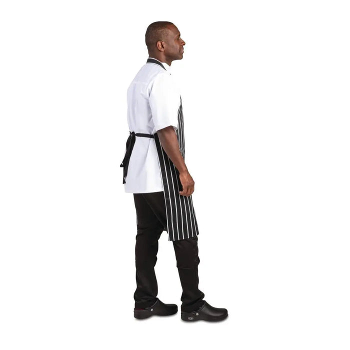 Whites Butcher’s Apron Black and White Stripe  Aprons