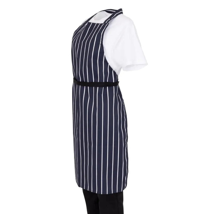 Whites Butcher’s Apron Navy Stripe – Pack of 5  Aprons