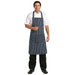 Whites Butcher’s Apron Navy Stripe with Pocket  Aprons