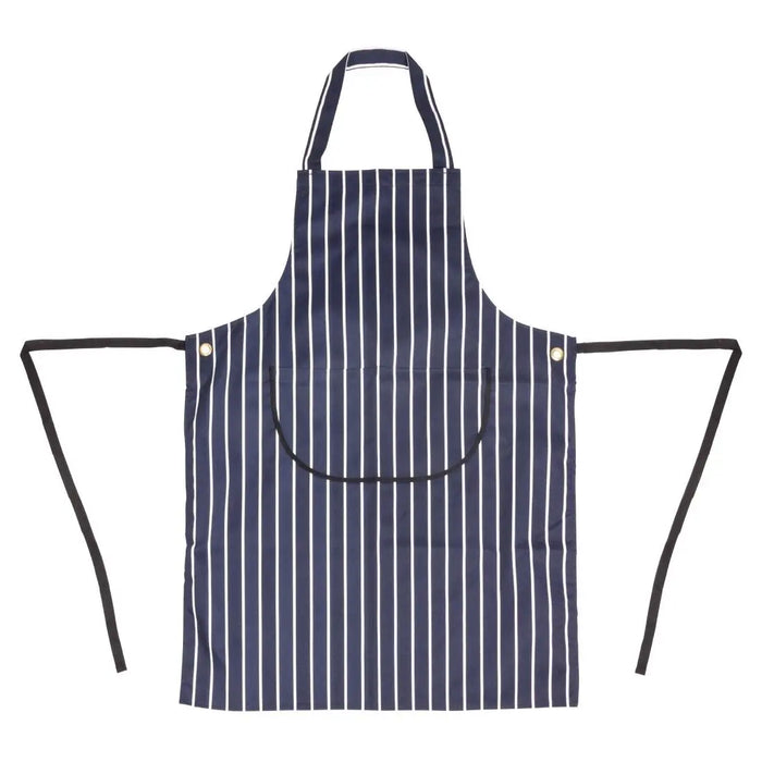 Whites Butcher’s Apron Navy Stripe with Pocket  Aprons