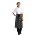 Whites Butcher’s Half Waist Apron Black/White Stripe  Aprons