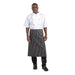 Whites Butcher’s Half Waist Apron Black/White Stripe  Aprons