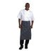 Whites Butcher’s Stripe Waist Apron Navy/White  Aprons