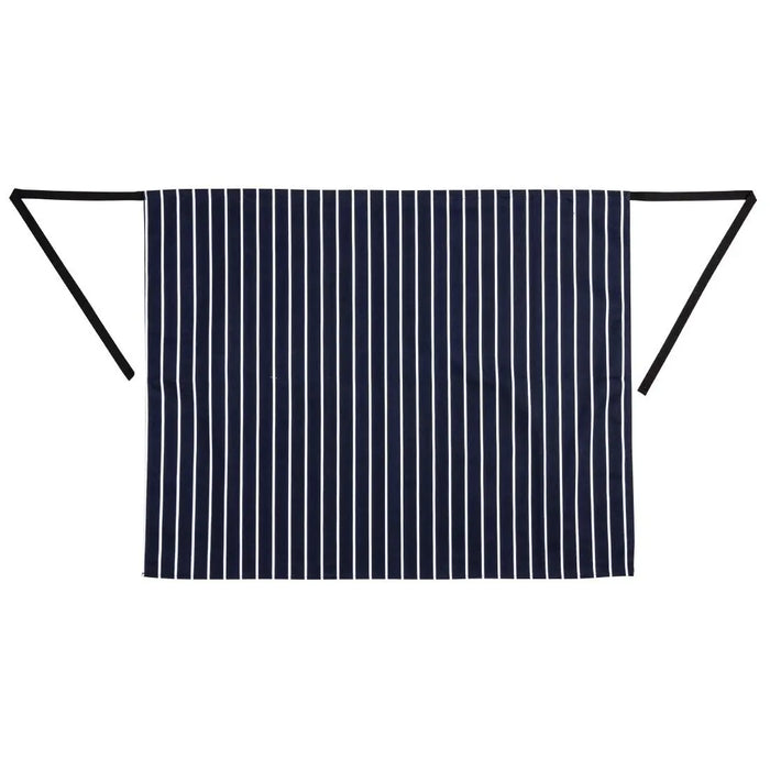 Whites Butcher’s Stripe Waist Apron Navy/White  Aprons