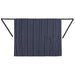 Whites Butcher’s Stripe Waist Apron Navy/White  Aprons