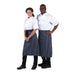 Whites Butcher’s Stripe Waist Apron Navy/White  Aprons
