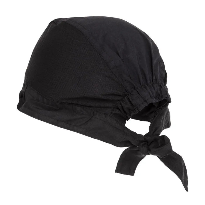 Whites Chef Bandana Black  Chef Hats