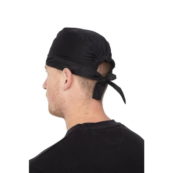 Whites Chef Bandana Black  Chef Hats