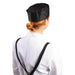 Whites Chef Skull Cap Black  Chef Hats