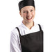 Whites Chef Skull Cap Black  Chef Hats