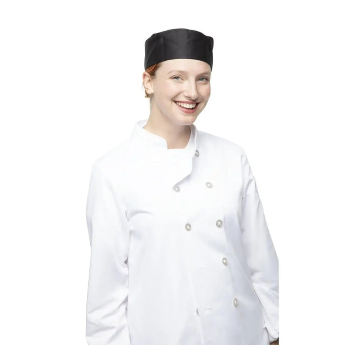 Whites Chef Skull Cap Black