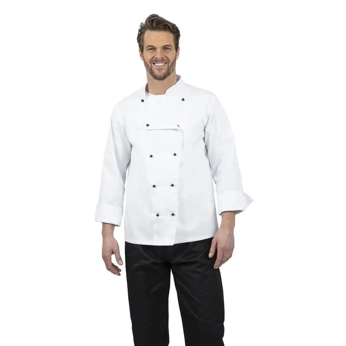 Whites Chicago Unisex Chef Jacket Long Sleeve White