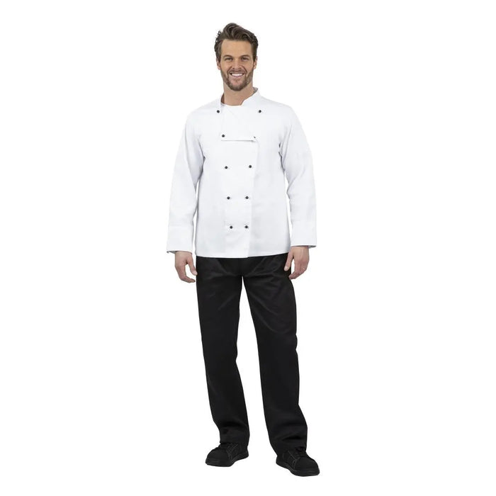 Whites Chicago Unisex Chef Jacket Long Sleeve White
