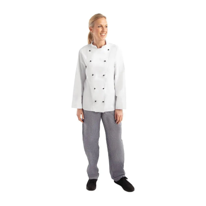 Whites Chicago Unisex Chef Jacket Long Sleeve White