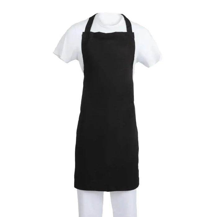 Whites Polycotton Bib Apron Black  Aprons