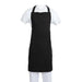 Whites Polycotton Bib Apron Black  Aprons