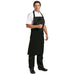 Whites Polycotton Bib Apron Black  Aprons