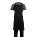 Whites Polycotton Bib Apron Black - B887 - Simply Hospitality NZ