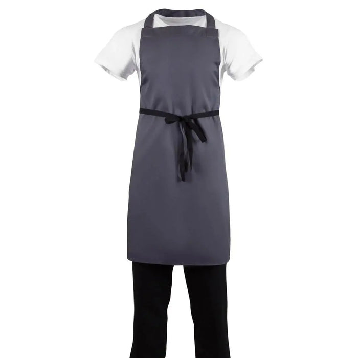 Whites Polycotton Bib Apron Charcoal