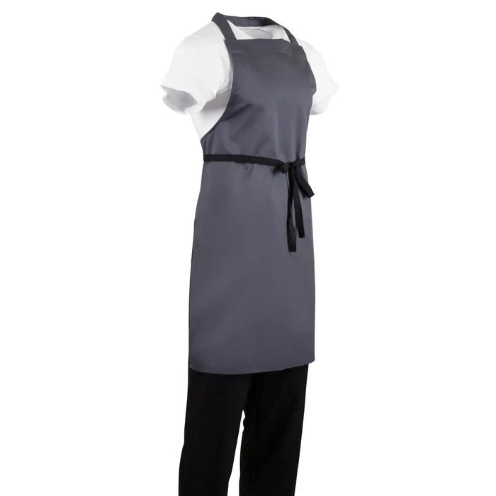 Whites Polycotton Bib Apron Charcoal