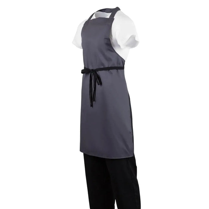 Whites Polycotton Bib Apron Charcoal