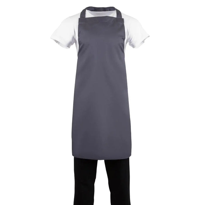Whites Polycotton Bib Apron Charcoal