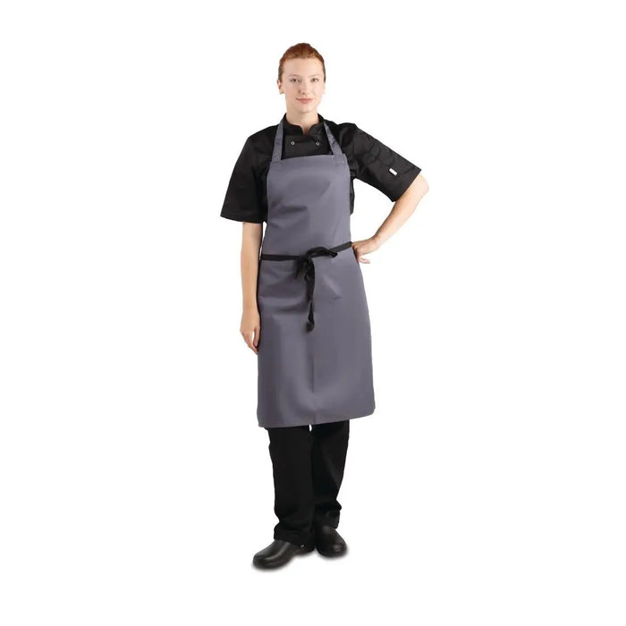 Whites Polycotton Bib Apron Charcoal  Aprons