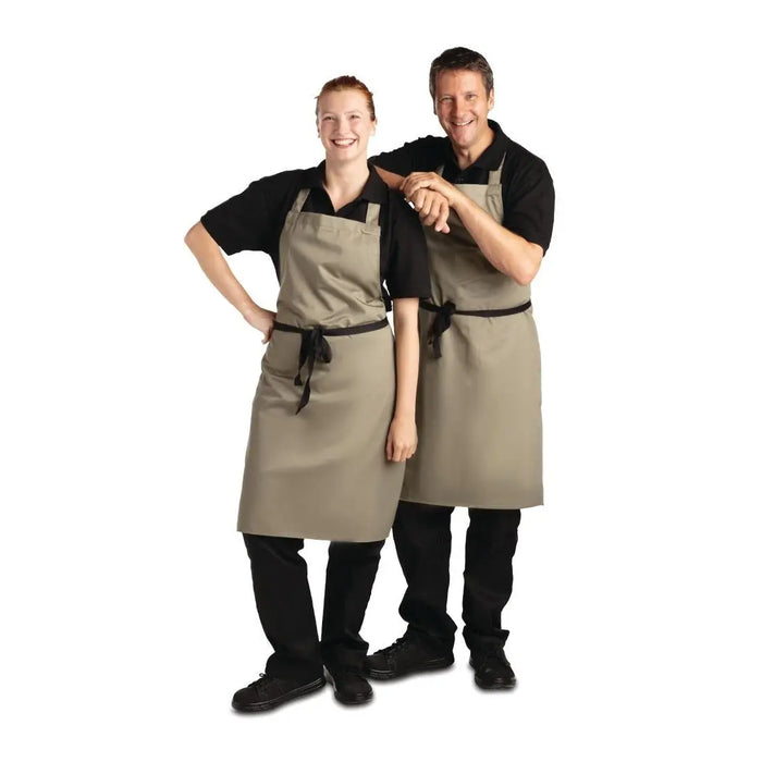 Whites Polycotton Bib Apron Olive  Aprons