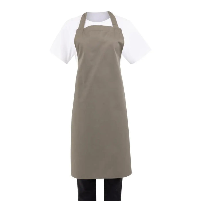 Whites Polycotton Bib Apron Olive - B427 - Simply Hospitality NZ