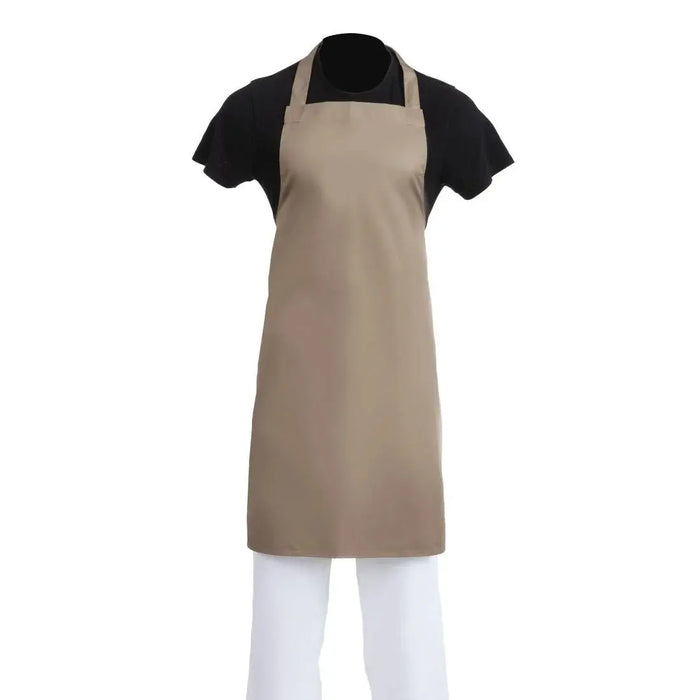 Whites Polycotton Bib Apron Tan  Aprons