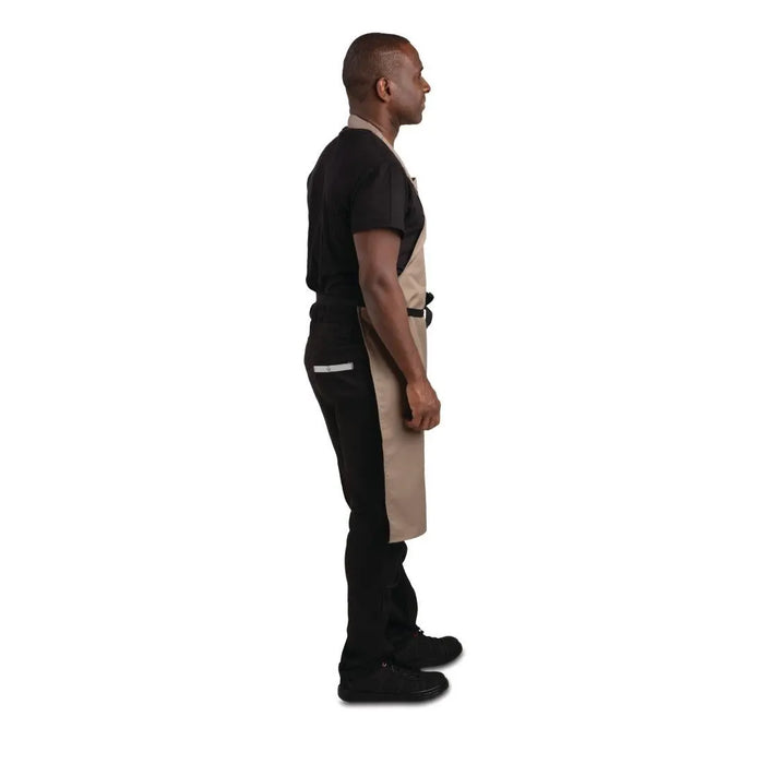 Whites Polycotton Bib Apron Tan  Aprons