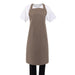 Whites Polycotton Bib Apron Tan - B429 - Simply Hospitality NZ